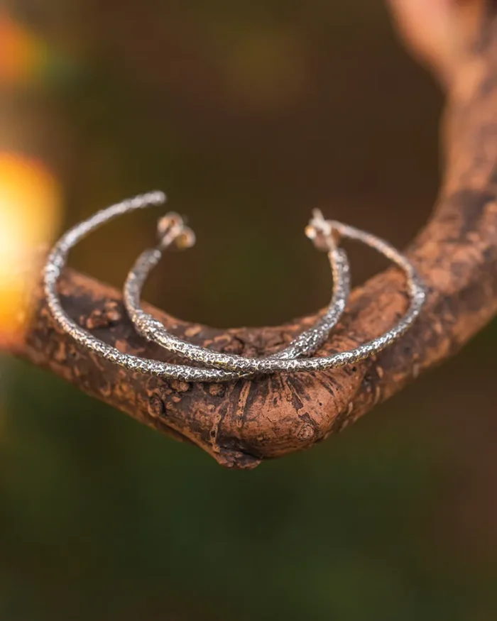 Fir Twig Hoops