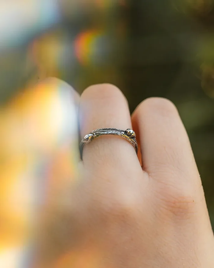 Blossom Twig Ring